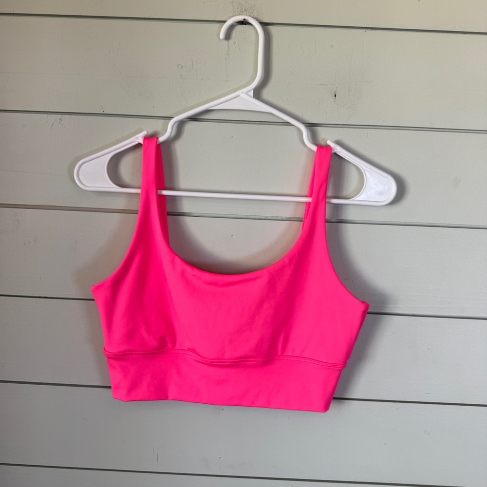Heros Active bright pink sports bra top women's size medium